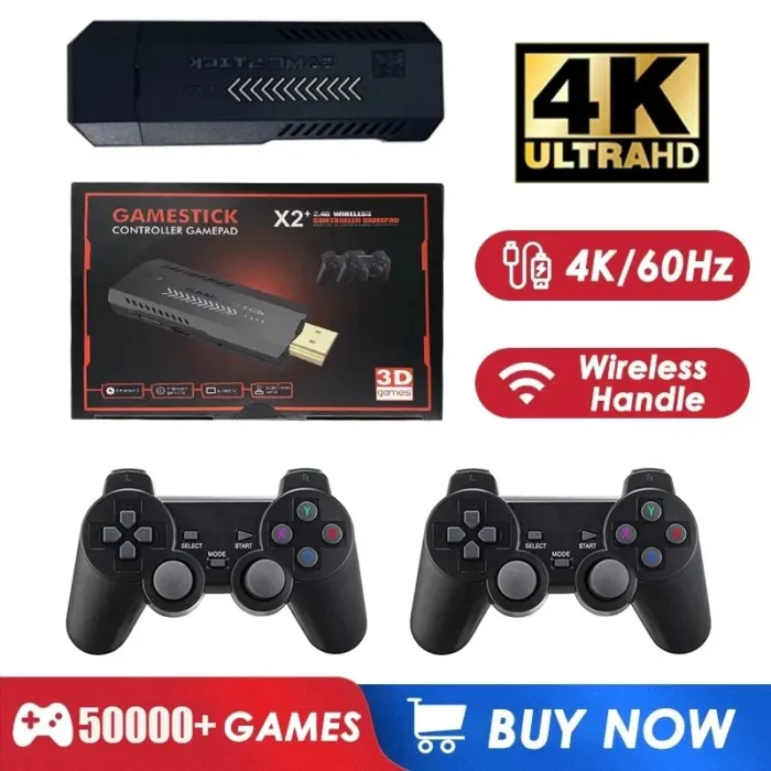Consola retro stick +30.000 jogos +comando sem fio - Image 4