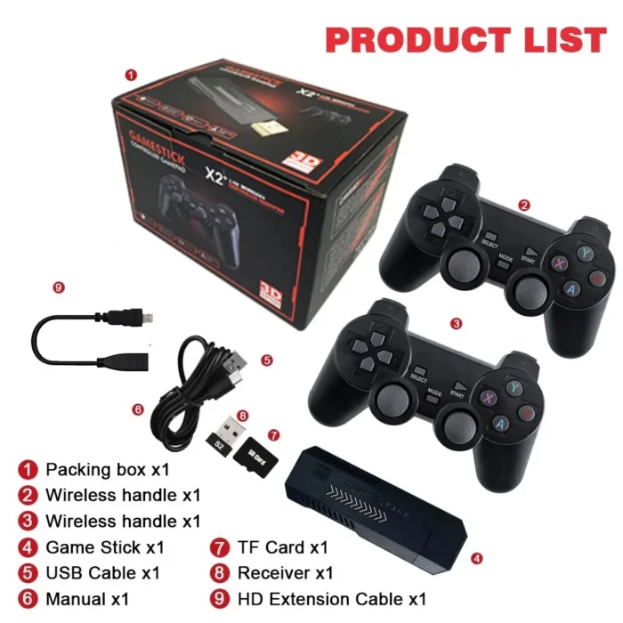 Consola retro stick +30.000 jogos +comando sem fio - Image 2
