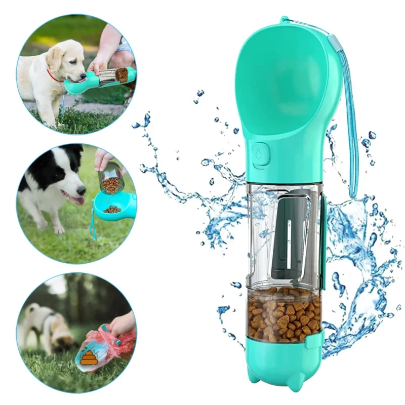 Garrafa de água pet portátil para cães