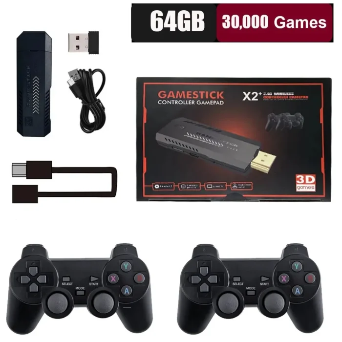 Consola retro stick +30.000 jogos +comando sem fio - Image 8