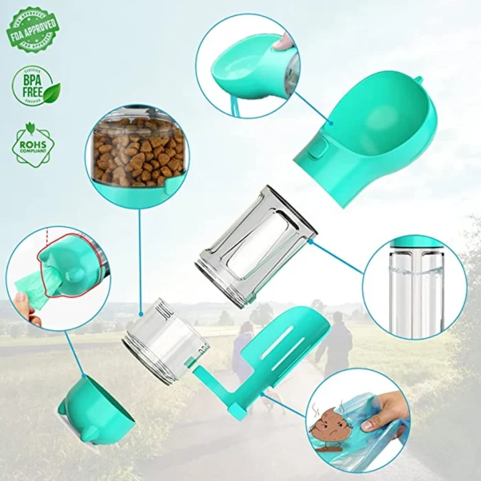 Garrafa de água pet portátil para cães - Image 3