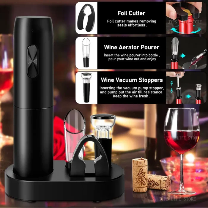 Abridor De Vinho Elétrico, Automático - Image 2