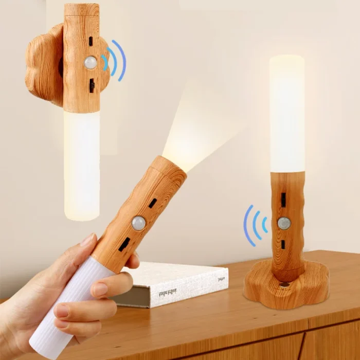 Luz Noturna, Led Madeira USB.