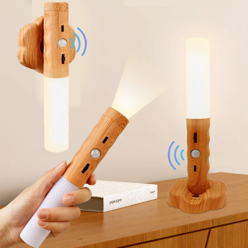 Luz Noturna, Led Madeira USB.