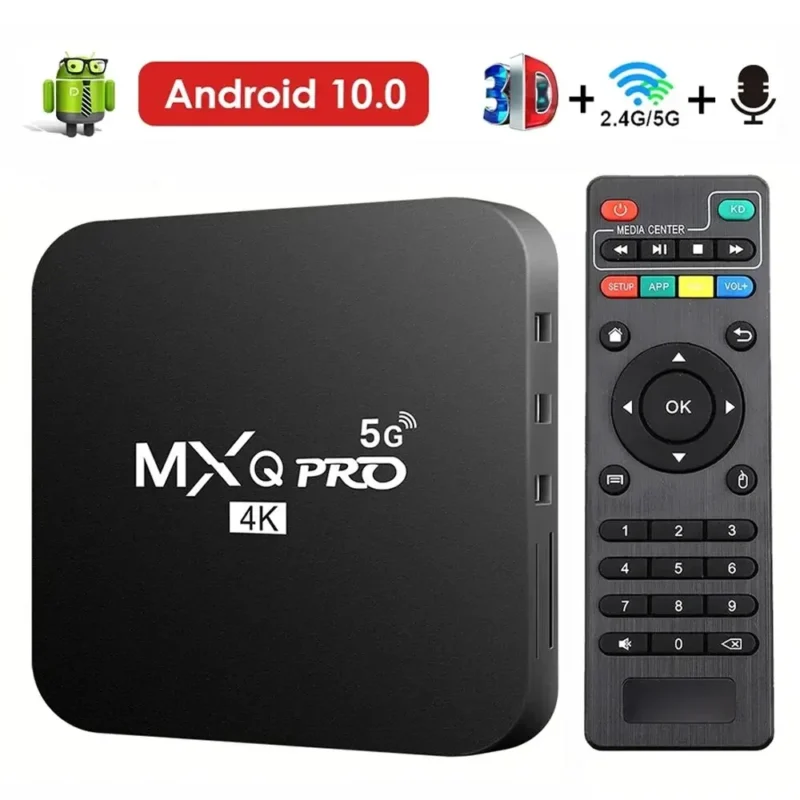 MXQ-PRO,  Dual Wi-Fi - Android 10.0,