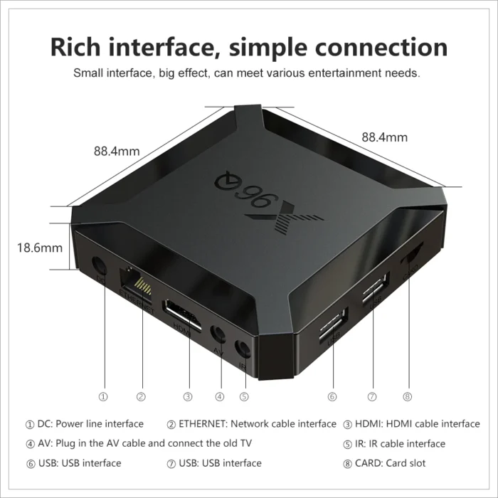 X96Q Android 10 TV Box, Allwinner H313 - Image 2