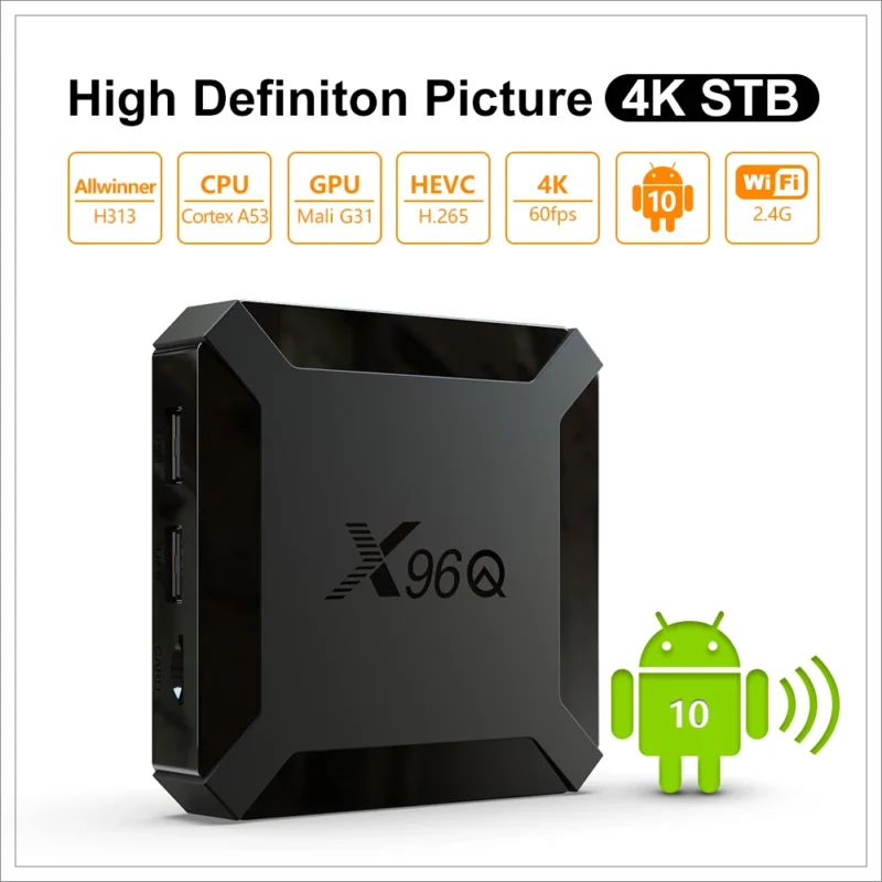 X96Q Android 10 TV Box, Allwinner H313