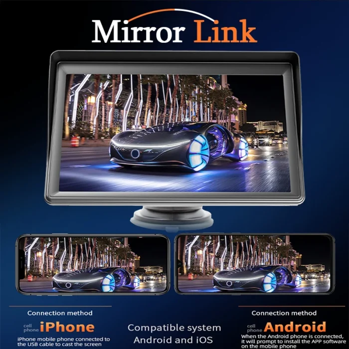 Hippcron, CarPlay, Android, Auto, Portatil - Image 3
