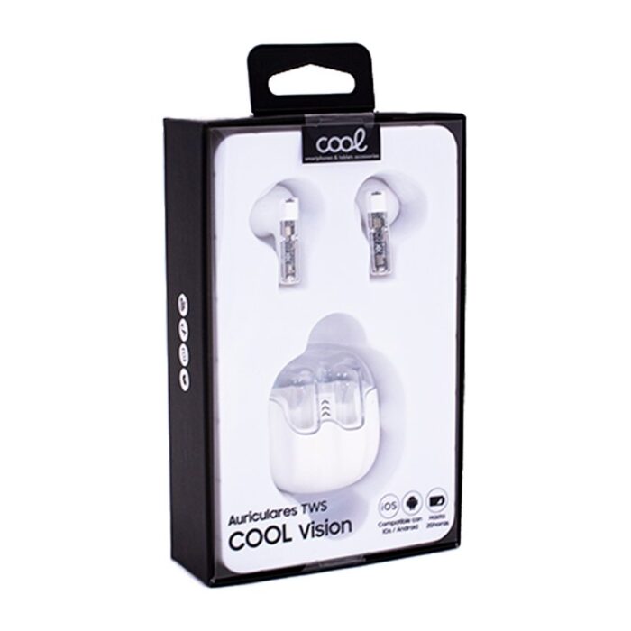 Auscultadores estéreo Bluetooth Vision Branco - Image 5