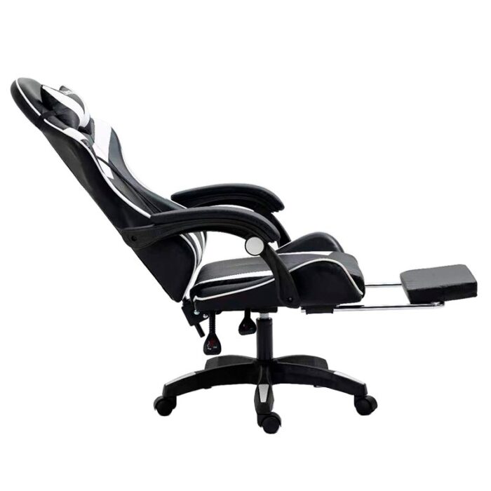 Cadeira Gaming Premium Branco/Preto - Image 4