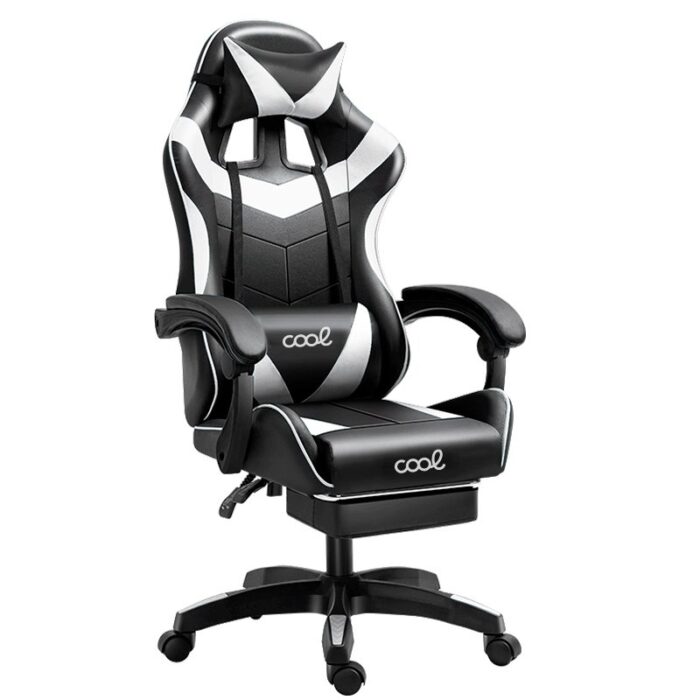 Cadeira Gaming Premium Branco/Preto