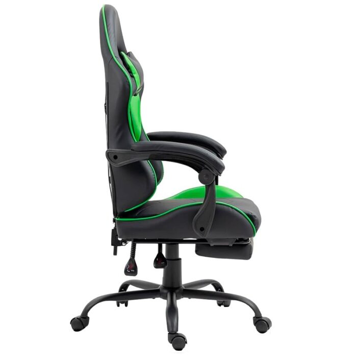 Cadeira Gaming Premium Verde/Preto - Image 3